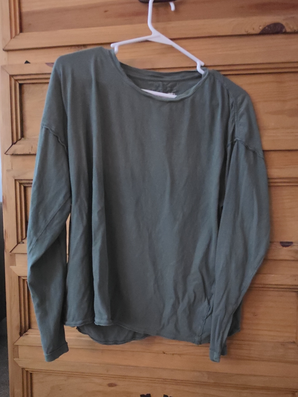 We The Free Long-Sleeve Crewneck Shirt - Olive